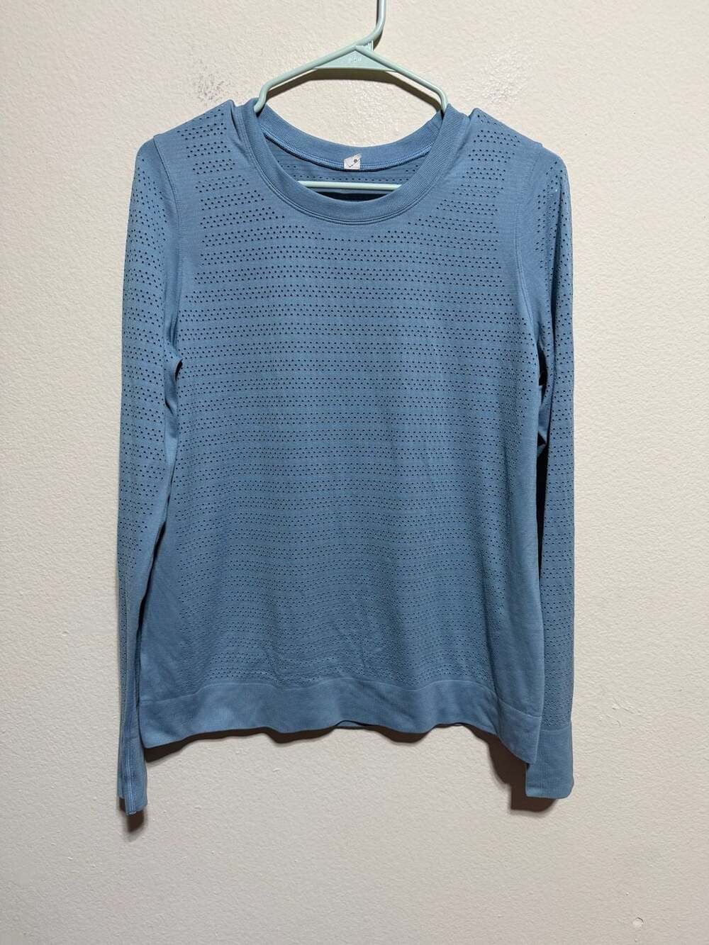 Lululemon Breeze By Long Sleeve Squad Perforated Athletic Shirt